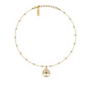 Złoty Choker Drzewo Życia LIFE