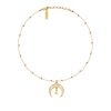 Złoty Choker Kuleczki Księżyc MOON