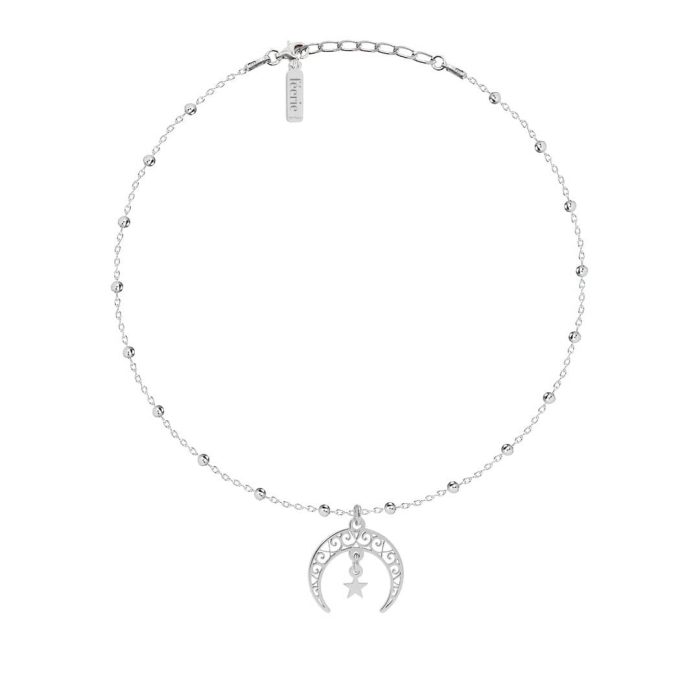 Złoty Choker Kuleczki Księżyc MOON