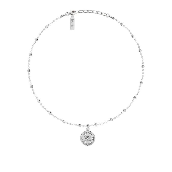 Złoty Choker Kuleczki Żywioł Kryształ Górski ELEMENTS
